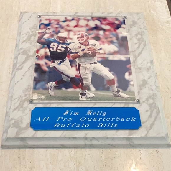 Buffalo Bills Jim Kelly Signed Autographed Photo Plaque Quarterback Certificate - Picture 6 of 16